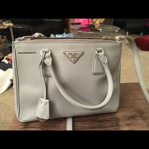 Prada grey handbag